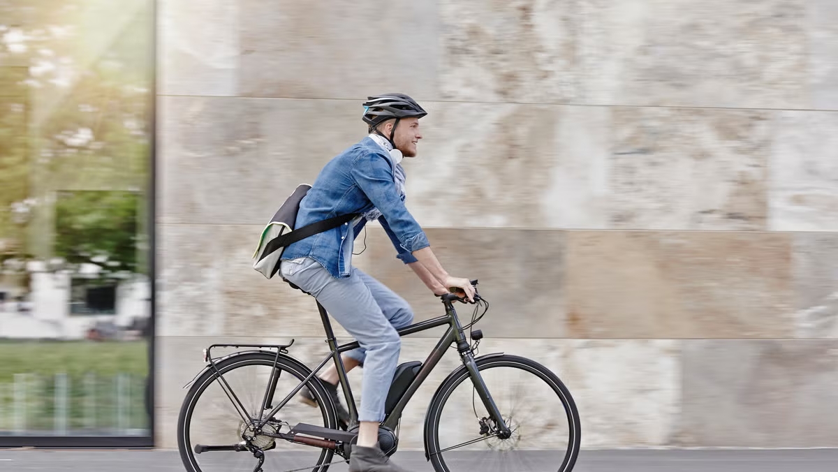 Bicicleta eléctrica moderna